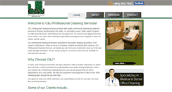 Desktop Screenshot of candjprofessionalcleaningservices.com